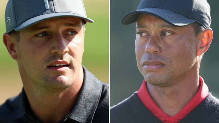 Bryson DeChambeau Tiger Woods