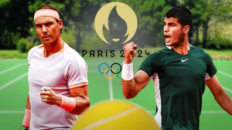 Paris Olympics Rafael Nadal Carlos Alcaraz