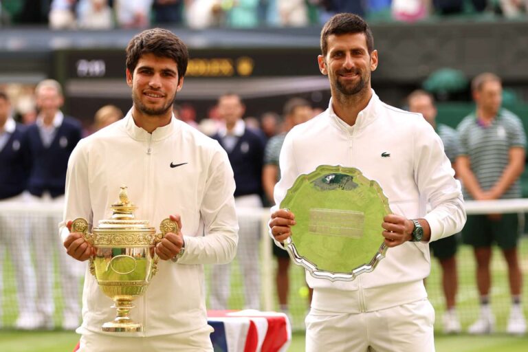 Wimbledon Carlos Alcaraz  Novak Djokovic