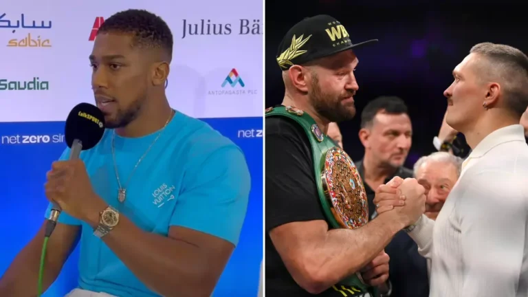 Anthony Joshua Tyson Fury Oleksandr Usyk