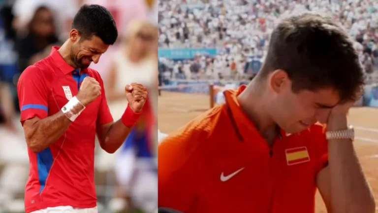 Novak Djokovic Carlos Alcaraz Olympic