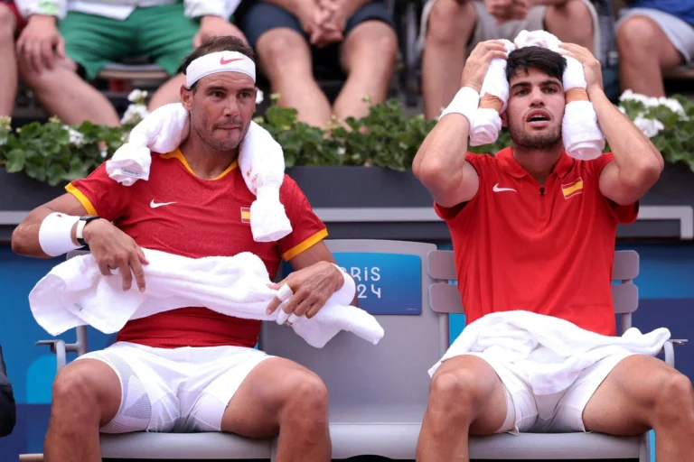 Paris Olympics Rafael Nadal Carlos Alcaraz