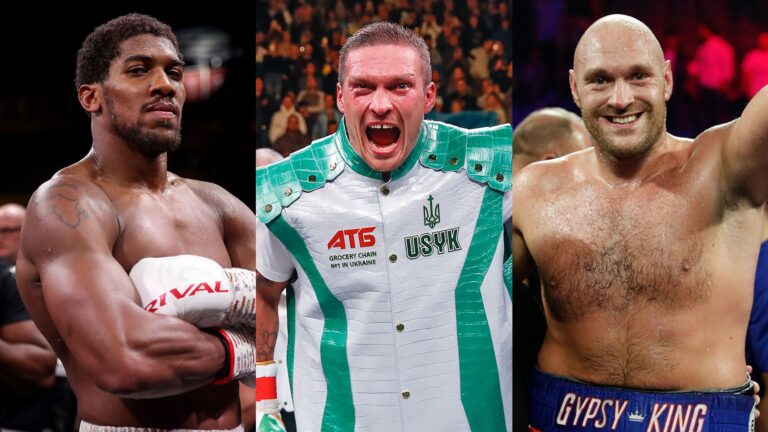 Oleksandr Usyk Tyson Fury Anthony Joshua