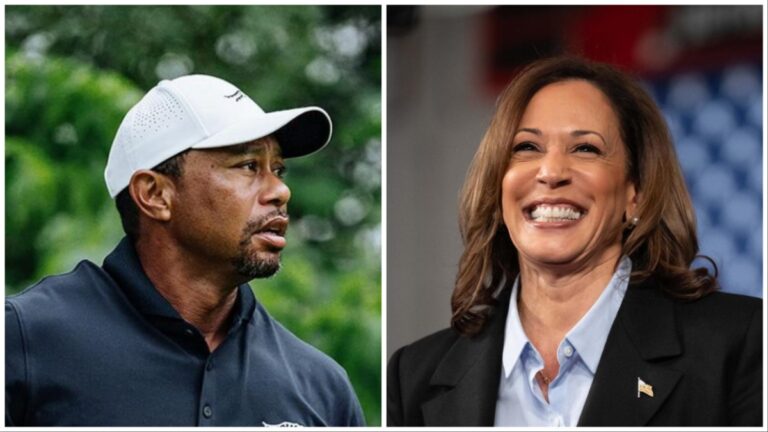 Tiger Woods Kamala Harris