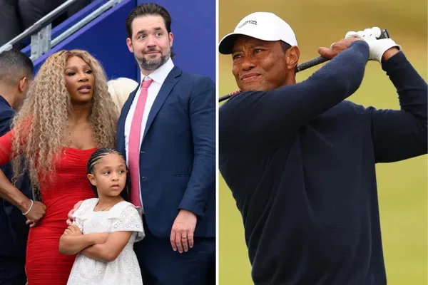 Tiger Woods Olympia Ohanian Serena Willaims Alex Ohanian