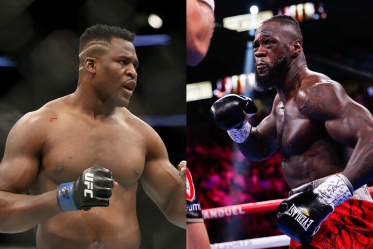 Francis Ngannou Deontay Wilder