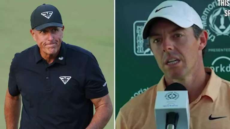 Rory McIlroy Phil Mickelson