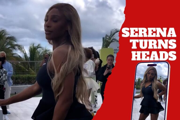 serena williams TURN HEADS