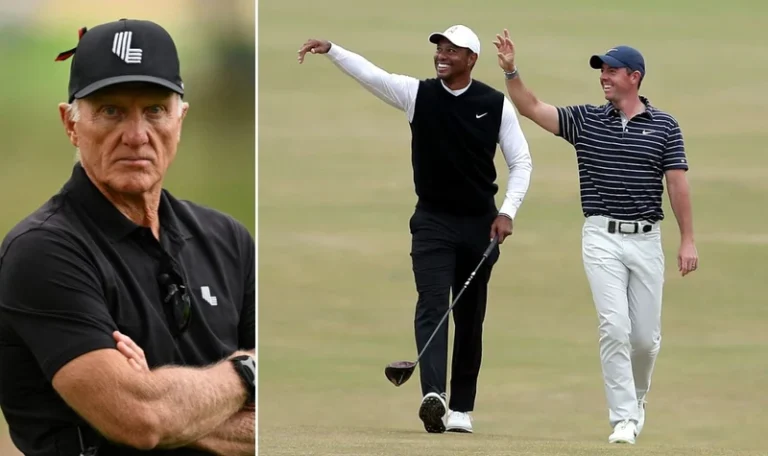 Greg Norman Tiger Woods Rory McIlroy