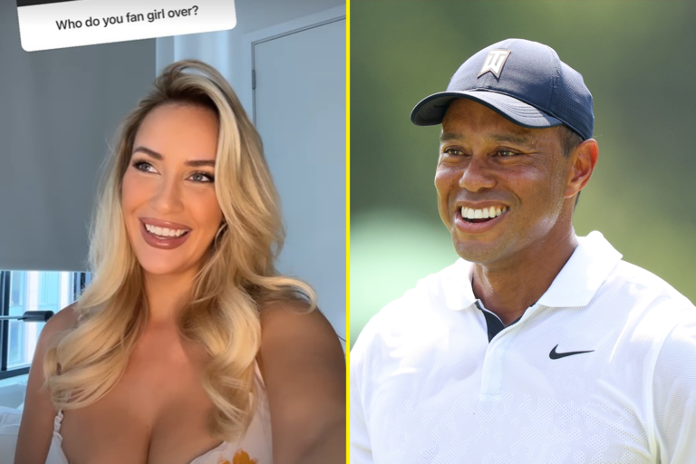 Paige Spiranac Tiger Woods